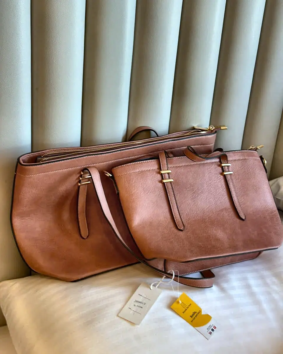 Two-Piece Tote Set – Rose